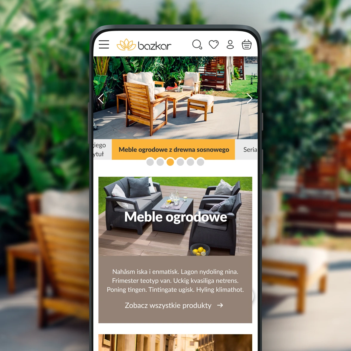 Smartphone with display webshop bazkar.pl